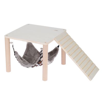 TIAKI Plattform mit Hängematte L 28 x B 28 x H 23 cm