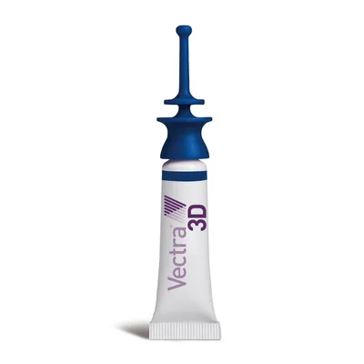 Vectra 3D Pipette mit blauem Applikator, geeignet für die Anwendung bei Haustieren.