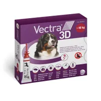 Vectra 3D pipetas para perros de más de 40 kg - 3 pipetas (3 x 8 ml)