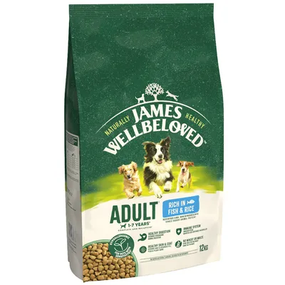James Wellbeloved Adult Hypoallergenic - Fish & Rice - 12kg