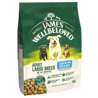 James Wellbeloved Adult Hypoallergenic Large Breed - Fish & Rice - 15kg