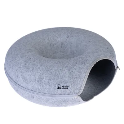 Tunnel a ciambella Modern Living Chicago per gatto - Ø 51 x H 12,5 cm