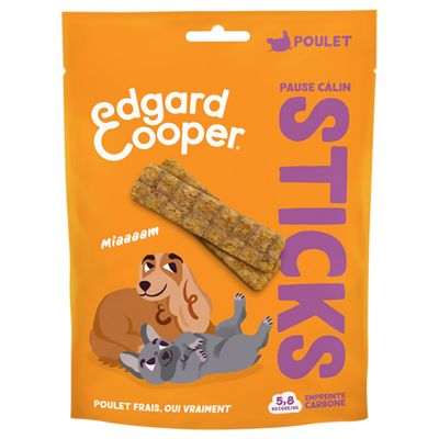 Edgard & Cooper Sticks pour chien poulet (75g)