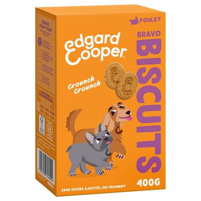 Edgard & Cooper Biscuits pour chien poulet (400 g)
