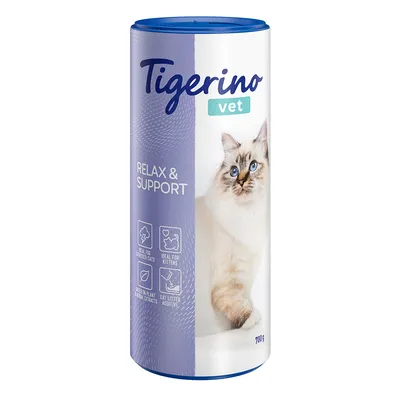 Tigerino Vet Relax & Support Aditiv pentru nisipul pisicii  - 2 x 700 g