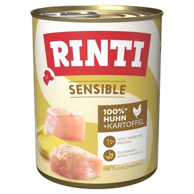 RINTI Sensible 6 x 800 g kana & peruna