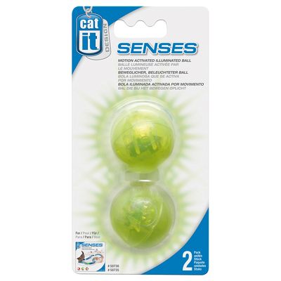 Circuit de jeu Catit Design Senses Super Roller pour chat 2 balles lumineuses de rechange
