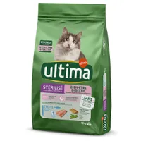 8 kg + 2 kg gratis! 10 kg Ultima Cat - Sterilized Sensible ørred (10 kg)