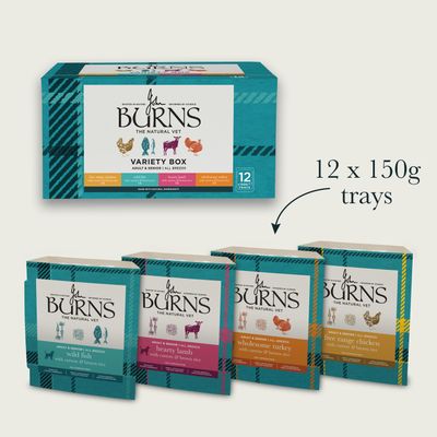 Burns Variety Box Wet Dog Food 12 x 150g - 12 x 150g