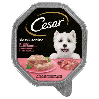 Cesar Classic Trays Classic Terrine with Veal and Poultry (14x150g)