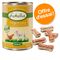 Lot Lukullus 6 x 400 g/800 g + 12 x 5 cm os à mâcher bœuf, dinde (6 x 800 g)