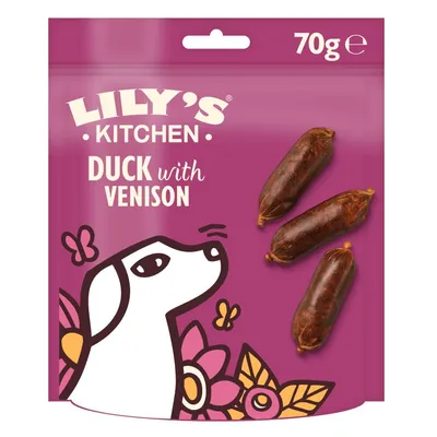 Lily's Kitchen Scrumptious Duck with Venison Sausages - 70g
