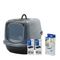 Maison de toilette Savic Nestor Jumbo Marble kit de démarrage : maison de toilette marbre anthracite-blanc / noir + 2 filtres de rechange + 6 sacs à litière Bag it Up