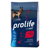 Prolife Smart Adult Medium / Large Manzo e Riso Crocchette per cane - 12 kg