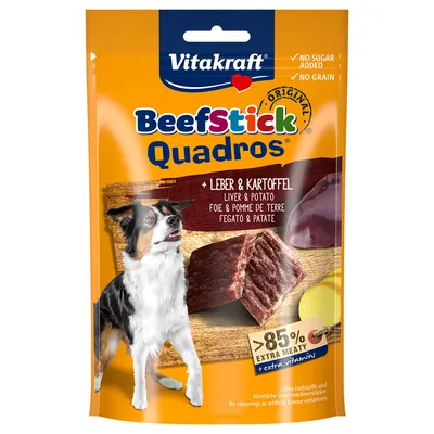 Vitakraft Beef Stick Quadros 70 г - черен дроб и картофи