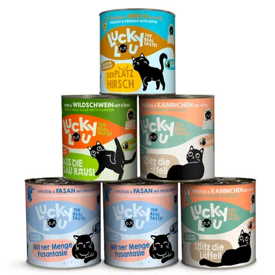 Lucky Lou Adult 6 x 800 g - Wild Mix (4 Sorten)