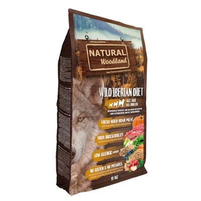 Natural Woodland Wild Iberian pour chien 10 kg