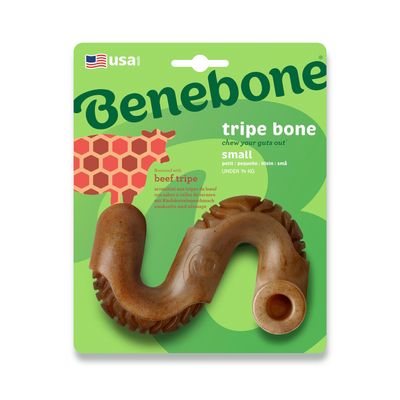 Benebone Tripe Bone Small: kb. H 11,5 x Sz 7 cm
