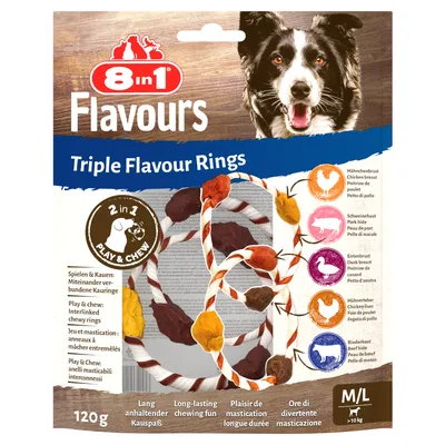 8in1 Triple Flavour Rings - 120g