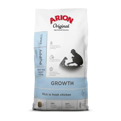 Arion Original Growth Small Breed Huhn - Sparpaket: 2 x 7 kg