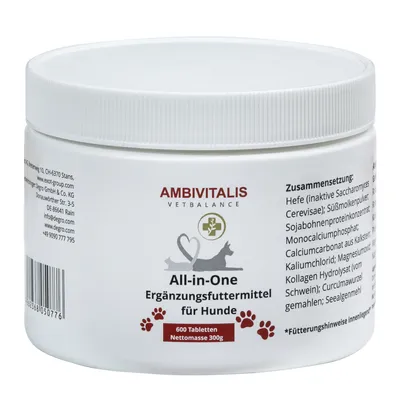 Comprimidos Ambivitalis All-In-One - 600 comprimidos
