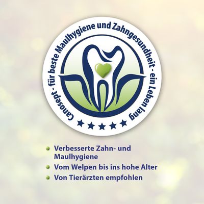 Canosept - für beste Maulhygiene und Zahngesundheit: ein Leben lang. Verbesserte Zahn- und Maulhygiene, vom Welpen bis ins hohe Alter, von Tierärzten empfohlen.