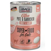 MAC's 6 x 400 g pour chat - Kitten (Pute & Kaninchen)