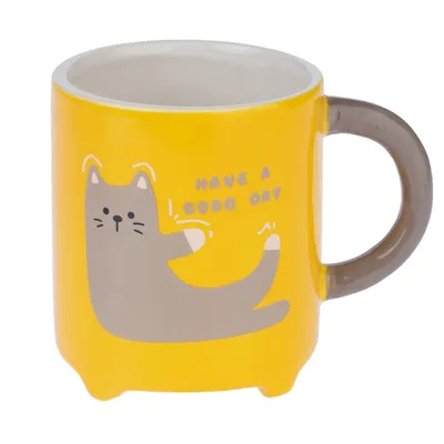 TIAKI Tasse "Have a good day" - jaune