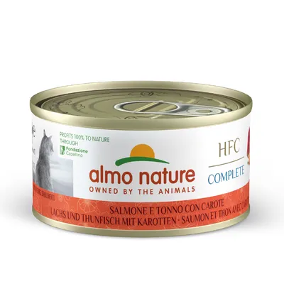 Almo Nature HFC Complete Saver Pack 24 x 70g - Salmon & Tuna with Carrot