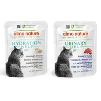 6 x 50g Almo Nature HFC Hydration + 6 x 50g Urinary Help 50% kedvezménnyel - HFC Hydration Help Szardínialeves & szardínia (6 x 50 g) + HFC Urinary Help Atlanti tonhal & áfonya (6 x 50 g)