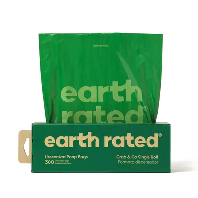 Earth Rated 300 Dog Waste Bags in Box - Unscented