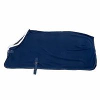Nomad Tales Abschwitzdecke Fleece mit Bauchgurt, marineblau - 145 cm Rückenlänge
