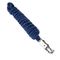 Longe avec mousqueton anti-panique Nomad Tales, bleu marine pour cheval L 200 cm