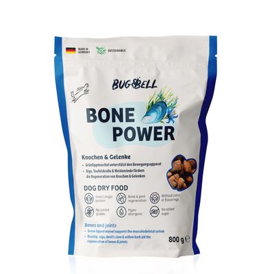 BugBell Bone Power pour chien 4 x 800 g