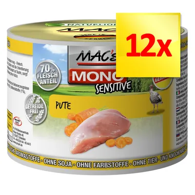 Sparpack: 12 x 200 g MAC´s Cat Sensitive Sparpack: 12 x 200 g MAC´s Cat Sensitive