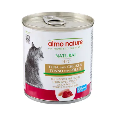 Ekonomipack: Almo Nature HFC 24 x 280 g - Tonfisk & kyckling