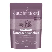 Sparpaket catz finefood 16 x 85 g - Lamm & Kaninchen