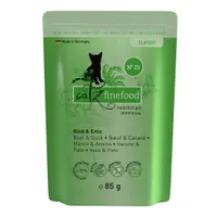 catz finefood 64 x 85 g - Manzo & Anatra