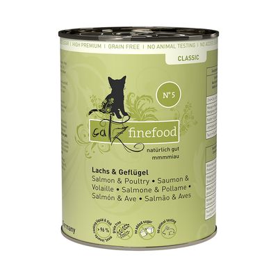 catz finefood 12 x 400 g Salmone & Pollame