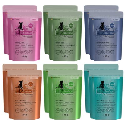 catz finefood Pachet mixt de testare 12 x 85 g Mix II (6 sortimente)