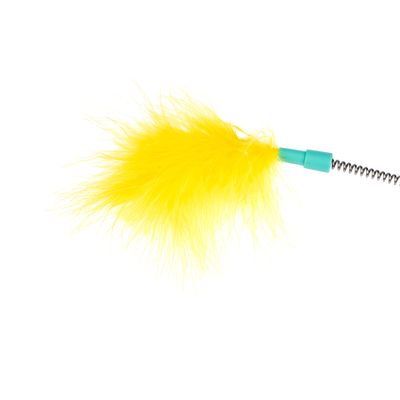 SHULLIN 8 Pezzi Di Piume Interattive Di Ricambio Per Gatti Giocattolo A Forma Di Piuma, Giocattolo A Forma Di Piuma, Giocattolo Per Gatti