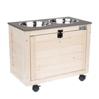 Modern Living Aufbewahrungsbox mit Näpfen Inari - L 53 x B 30 x H 43,5 cm