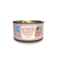 Schesir Baby 12 x 70 g Umido per gattini - Filettini di pollo con salmone