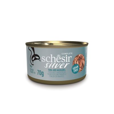 Schesir Silver Senior 12 x 70 g Thunfisch & Makrele