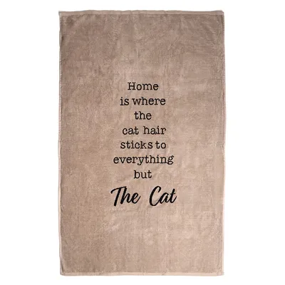 TIAKI Badehandtuch "Home" für Katzen - L 140 x B 90 cm TIAKI Badehandtuch "Home" für Katzen - L 140 x B 90 cm