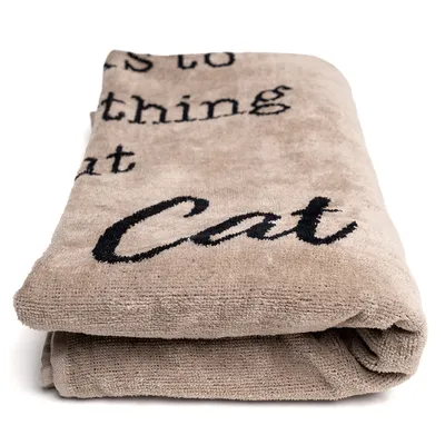 TIAKI Badehandtuch "Home" für Katzen - L 140 x B 90 cm