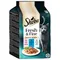 Korzystny pakiet Sheba Fresh & Fine, 12 x 50 g Łosoś, tuńczyk i pstrąg w sosie