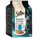 Sheba Fresh & Fine 6 x 50 g comida húmeda para gatos Salmón, atún y trucha en salsa