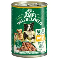 James Wellbeloved Adult Dog Hypoallergenic Lamm & Huhn in Pastete - 6 x 400 g