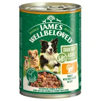 James Wellbeloved Adult Dog Grain Free Hypoallergenic Truthahn in Pastete - 6 x 400 g